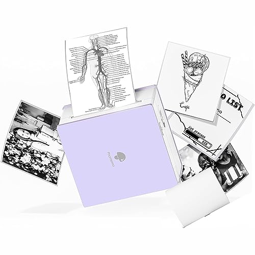 Phomemo M02 Mini Impresora fotográfica portátil, Impresora inalámbrica Bluetooth para Smartphone,...