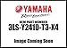 Yamaha 3LS-Y2410-T3-X4 Fuel Tank Complete; 3LSY2410T3X4 Made by Yamaha