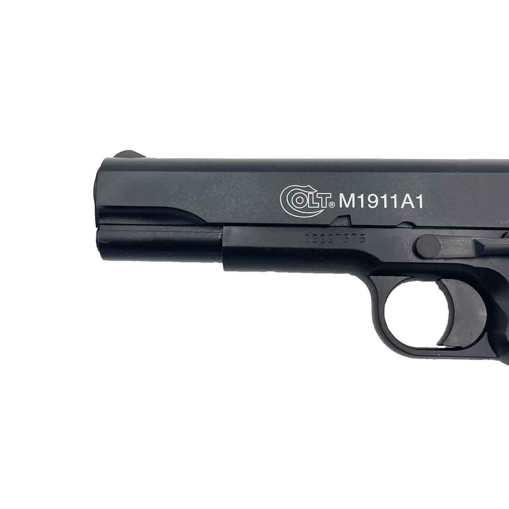 Pistola de airsoft Colt 1911 A1 HPA (0,5 julios) con cañón de metal
