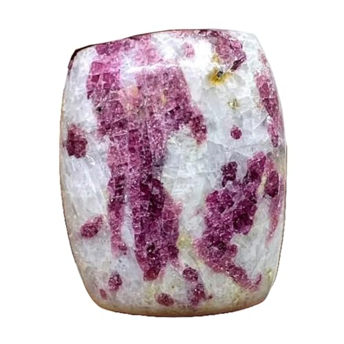 Quartz tourmaline rose naturel rectangulaire pour remplacer pierre de bague