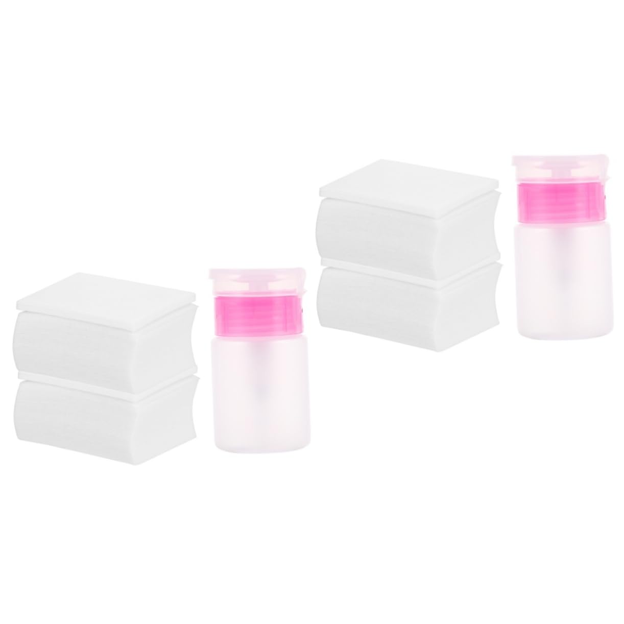 NOLITOY 1000pcs Nail Polish Remover Wipes Bottle Thick Lint Pads for Easy Nail Polish Removal Salon Use