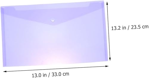 Miniatura 5 de Healeved Bolsa de archivo semitransparente 12 unids Soporte de archivo Bolsa de almacenamiento de archivos Bolsa de papel Bolsa de notas Bolsa de