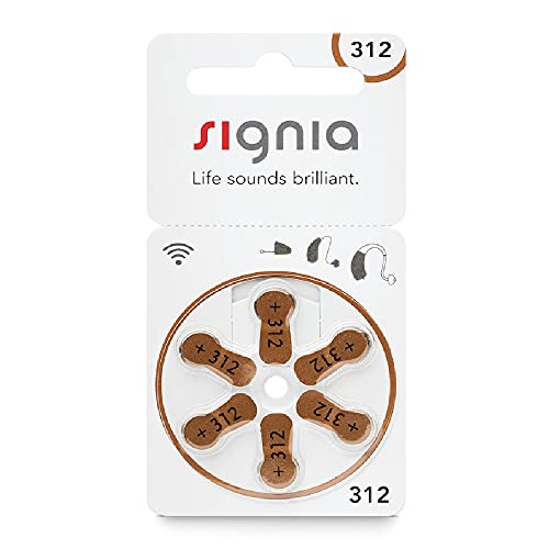 Image of Signia Hearing Aid Battery 312- Pack of 36 Batteries- Hearstore.in