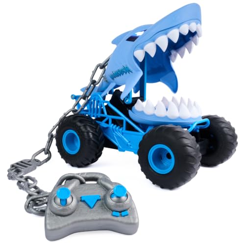 Image of Monster Jam Chomping Megalodon RC Toy Monster Truck, 1:15 Scale