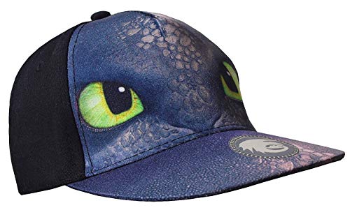 Preisvergleich Produktbild Dreamworks Dragons Ohnezahn Snapback (verstellbar) Kinder Basecap, Schwarz
