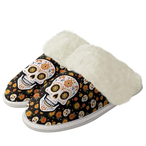 Womens Slippers Size 5-13 Soft Winter Slippers for Women Anti-slip Warm House Shoes for Bedroom Indoor