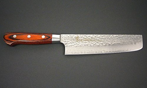 Hammered Damascus 33 Layer Vg-10 Japanese 07393 Vegetable 160mm Nakiri Knife