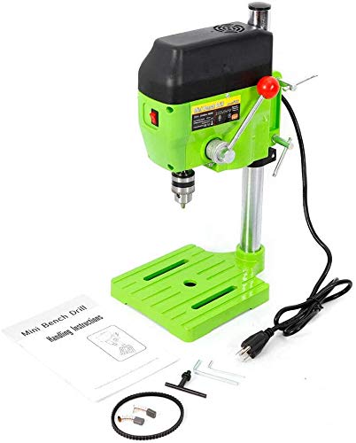 YIYIBYUS Electric Bench Drilling Machine, Portable Workbench Metal Drilling Repair Tool Expanding Drilling Machine for Wood Metal Drilling Expanding Repair Tool 480W 11000RPM