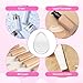 2Pcs Silicone Makeup Sponge, Clear Jelly Makeup Applicator Non-Absorbent Silicone Powder Puff Washable Cosmetic Applicator for Foundation, Concealer, Cream, Blush, Highlighter