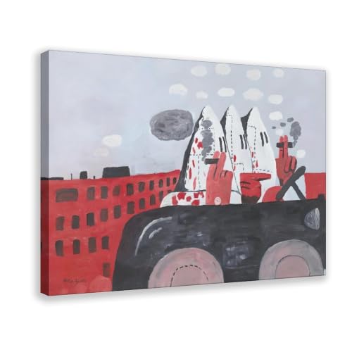 Affiches sur toile Riding Around déco salon moderne de Philip Guston