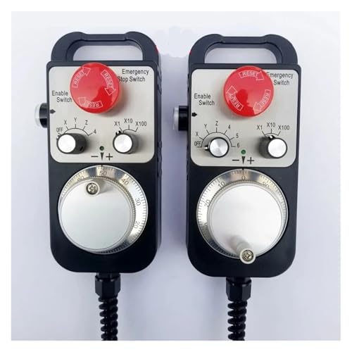 Generador de pulsos manual para fresadora CNC de 6 ejes con volante 4