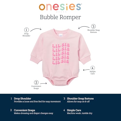 Image of Onesies Brand Baby Boys & Girls Sweatshirt Romper