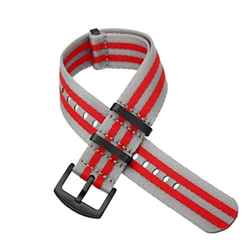 Bracelet montre NATO nylon agate pour le sport et le quotidien 20mm 22mm