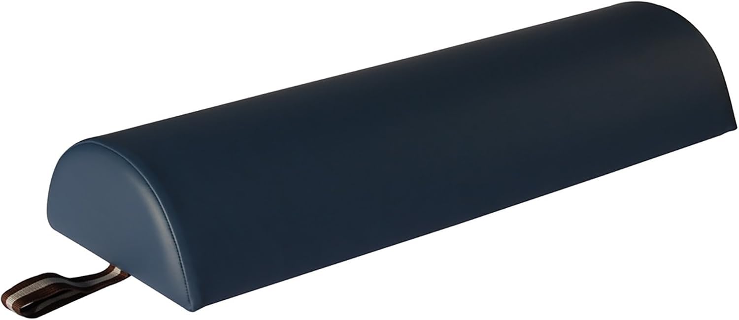Master Massage 15cm Half Round, Half Moon Support Bolster for Massage Tables, Blue