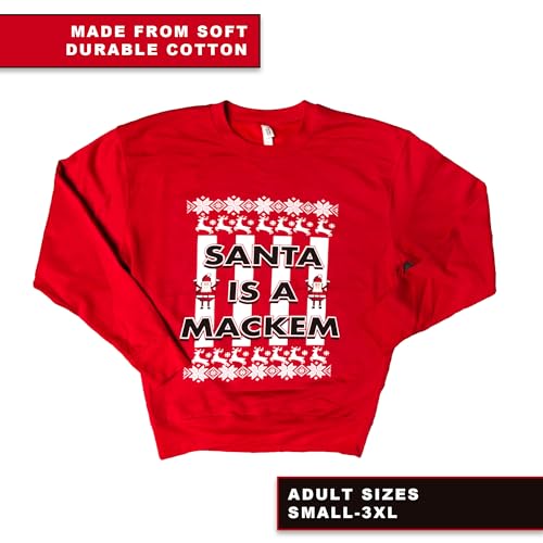 Sudadera navideña Mackems unisex en mezcla de algodón resistente Sunderland 4