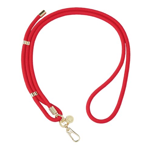 Image of PopSockets Phone Lanyard, Phone Holder, Crossbody Phone Strap - Paracord Rosso