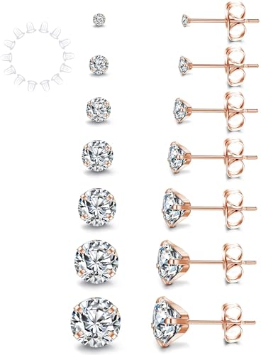 JeryWe �s�A�X �����Y ���f�B�[�X �X�e�����X 7�y�A �s�A�X �����ςȂ� �����A�����M�[�Ή� 2-8mm �����ȃs�A�X �ō����W���R�j�A �V���v�� ��×p�s�A�X ��s�A�X�Z�b�g �j�����p �W���G���[ �����p c