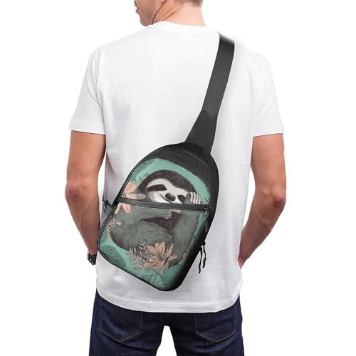 Bolso de pecho cruzado para hombre y mujer color verde menta miniatura 2