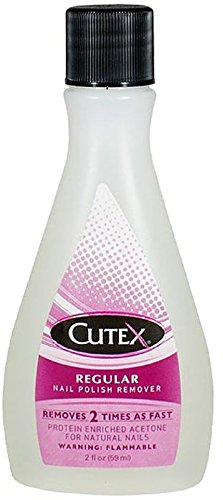 Cutex Nail Polish Remover, Regular 2 oz (Pack of 2)