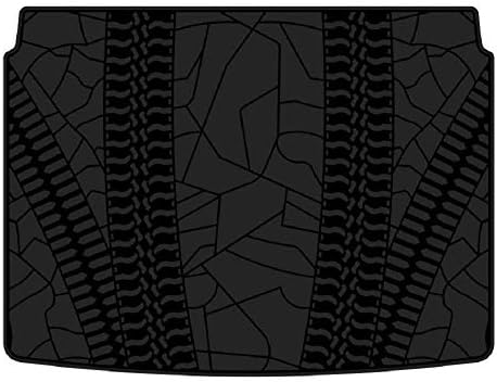 Kaungka Rubber Cargo Liner Rear Cargo Tray Trunk Floor Mat Waterproof Protector for 2017-2019 Jeep Renegade
