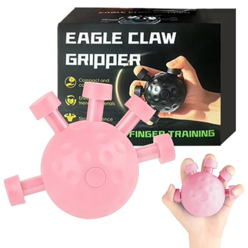 Proberos® Hand Grip Strengthener, Hand Exercise Equipment, Finger Gripper, Portable Gym Equipment For Home Workout, Hand Balls Exercise Equipment for Stress Relief and Rehabilitation, Pink