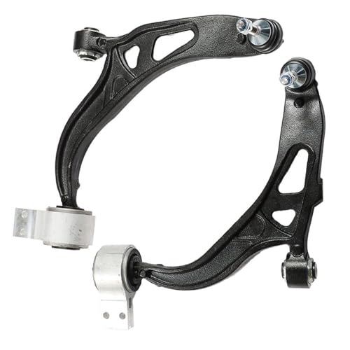 Image of Detroit Axle - 8pc Front End Kit for 2013-2019 Ford Police Interceptor Utility, 2011-2019 Explore, 2 Lower Control Arms with Ball Joints 4 Outer Inner Tie Rod Ends 2 Sway Bar Links Replacement