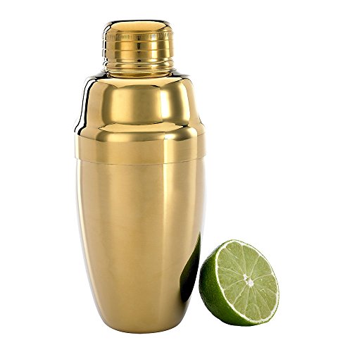 Barfly Cocktail Shaker, 17 ounce, Gold