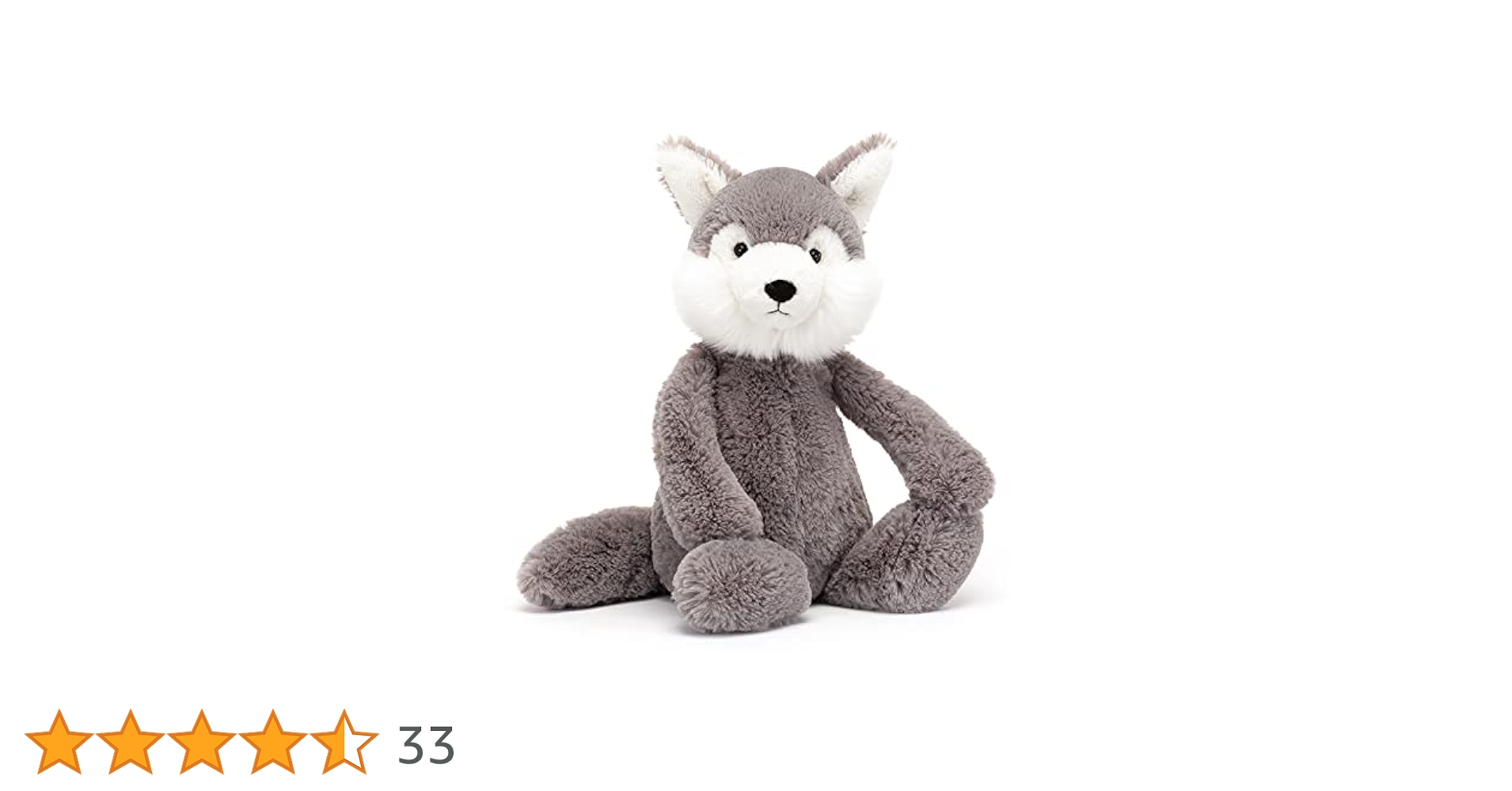 新品　ジェリーキャット　オオカミ　おおかみ　狼　wolf ウルフ　ぬいぐるみ 新品 ジェリーキャット オオカミ 狼 おおかみ バシュフル ウルフ