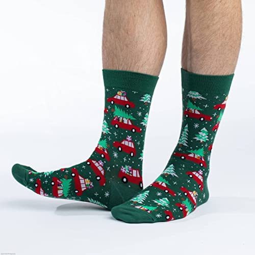 Good Luck Sock Men's Christmas Trees Socks, Adult #TOP1