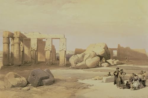 Affiche David Roberts Thèbes pour sublimer la décoration murale de votre salon moderne