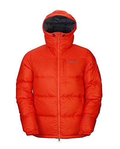 Marmot Mens Guides Down Hoody, Mars Orange, S