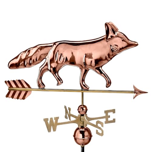 Good Directions Fox Weathervane, Pure Copper