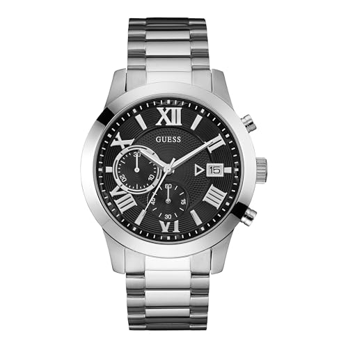 Image of Guess Men's Analog Dress Watch| Stainless Steel Case| 50M Water Resistance