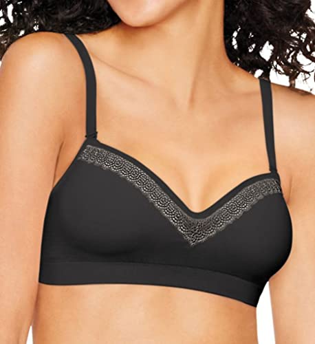 Hanes Women's Ultimate Natural Lift Wirefree, Black,MEDIUM