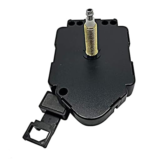 New Quartz High Torque Ticking Pendulum Clock Movement Mechanism for Large Hands (Extra Long - 24mm Gold Thread)