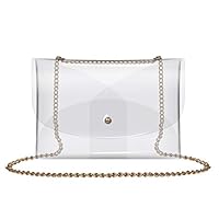Algopix Similar Product 16 - YR Direct 3 in 1 Clear Crossbody Bag