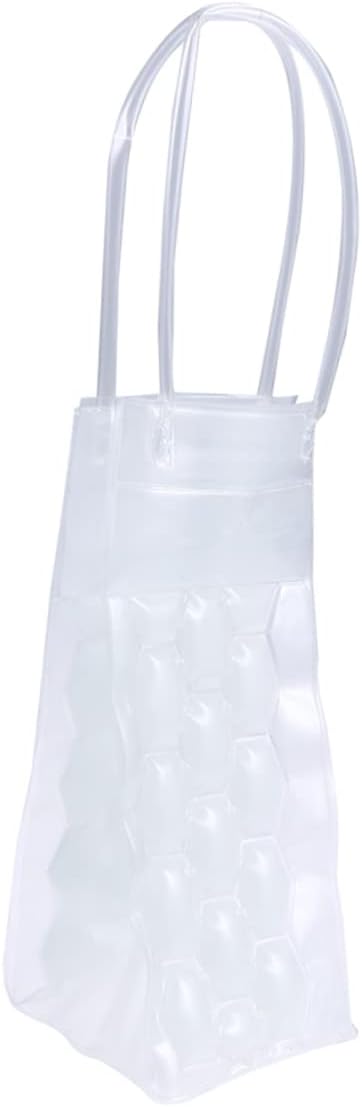 2pcs Double-sided Wine Cooler Bag No Ice Needed Bottle Shapes Portable Carrier for Parties Bbqs Garden Events