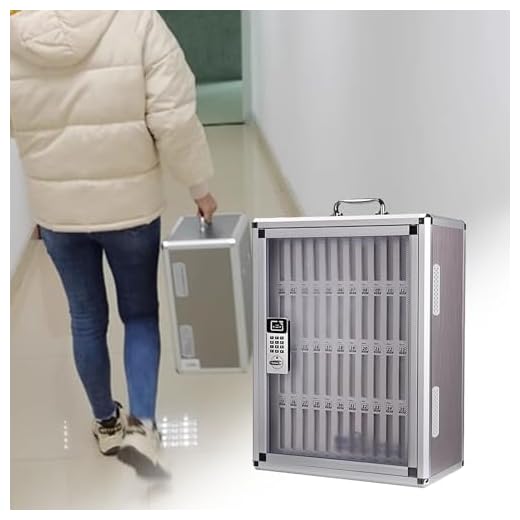Armoire de rangement sécurisée pour téléphone portable avec serrure à code 72 emplacements pour unités confidentielles troupes et lieux de travail – Protégez et nizez efficacement les appareils