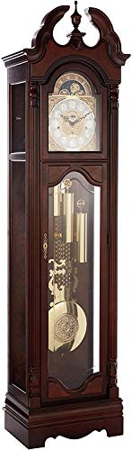Howard Miller Langston Grandfather Clock 611-017 – Windsor Cherry with Single-Chime Movement - Thumbnail 3