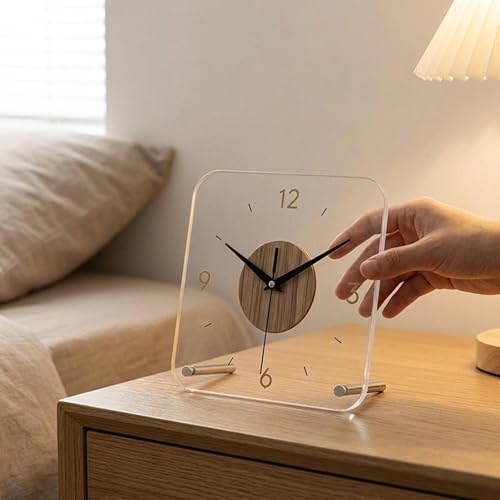 Reloj de oficina analógico para mesa de salón y dormitorio 4