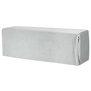 sourcing map Funda para Aire Acondicionado Cubierta 35-37 Pulgadas Tejido Elástico Tela Polvo Prueba para Pared Montaje Unidades Split Interior AC Cubiertas, Claro Gris