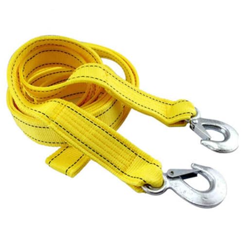 Corde de remorquage voiture nylon double épaisseur 2 crochets