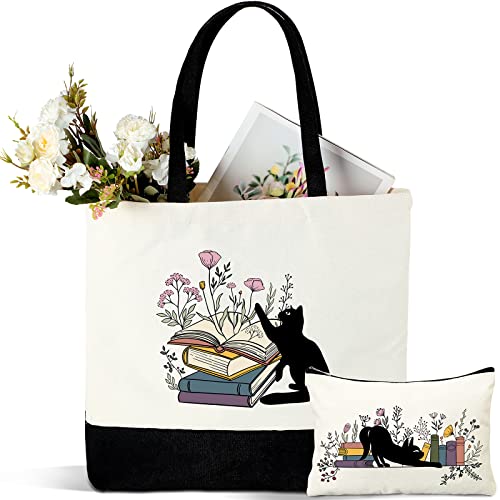 Set de 2 Bolsas Tote de Lona para Regalo de Profesoras miniatura 1
