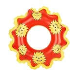 Gcxzb Schwimmreifen BOOD Aufblasbare Ring Schwimmen Ring Unterarm Kinder Student Erwachsene Schwimmring PVC Aufblasbare Wasser Schwimmen Ausrüstung Spiel Wasser Spielzeug (Color : Red)