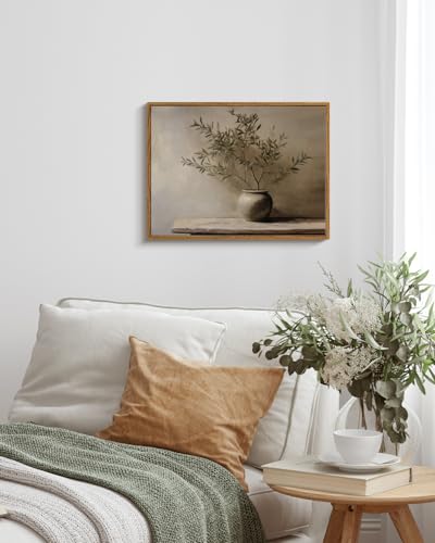 Rustic Olive Branch Still Life Framed Wall Art - 12x16 - Image 4