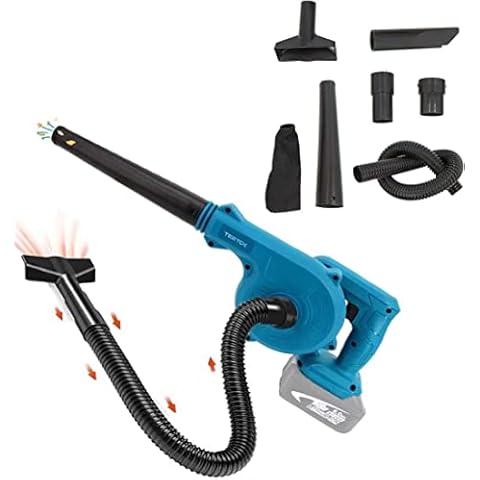 Cordless Brushless Leaf Blower, 2-in-1 Compact Electric Leaf Blowers & Vacuums for Snow/Patio/Deck/Garden Cleaning/Garage Dusting Compatible with MaKita 18V (Battery Not Included) Cover