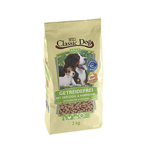 Classic Dog Geflügel & Kartoffel getreidefrei 2 kg - Sie erhalten 1 Packung/en; Packungsinhalt 2 kg