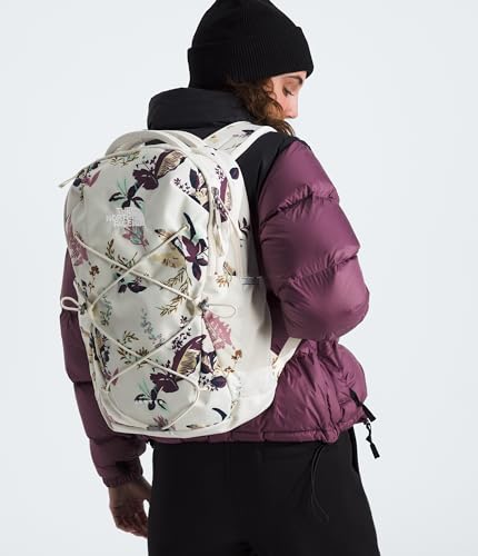 Image of The North Face Women's Every Day Jester Laptop Backpack, White Dune Leaf Toss Print, One Size