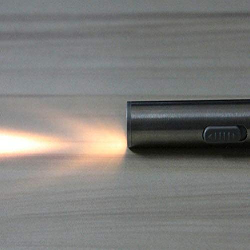 Mobestech Lanterna de LED recarregável USB para uso de diagnóstico de emergência com clipe (luz bran
