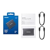 Samsung T7 MU-PC1T0T/WW Dysk Ssd, Szary, 1 TB